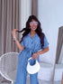 ELYNDI LUX set "KOLKA" - GREY-BLUE